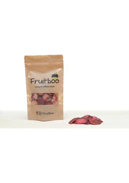 Çilek Kurusu - Doğal Yollarla Kurutulmuş Çıtır Meyve -Kurutulmuş Çilek-Kuru Meyve 75 gr