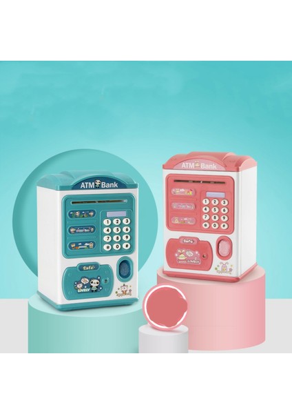 Parmak Izi Şifreli Atm Kumbara Otomatik Para Kutusu Kumbarası indirimleri