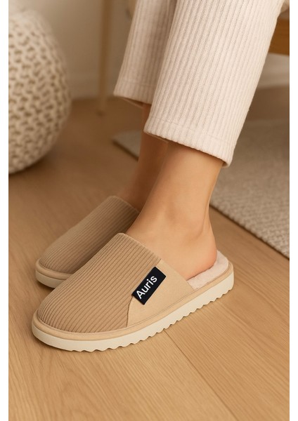 AR-060 Unisex Kadife Kumaş Içi Kürklü Kışlık Ev Terliği fiyatları