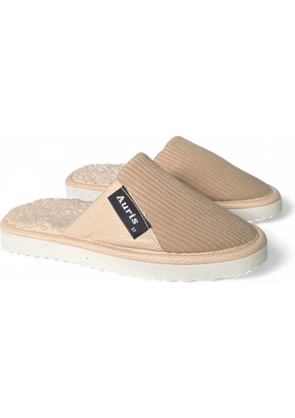 AR-060 Unisex Kadife Kumaş Içi Kürklü Kışlık Ev Terliği indirimleri