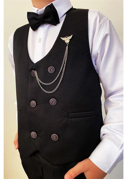 Erkek Çocuk Takım Elbise Papyonlu Yelekli Takım Elbise fiyatları