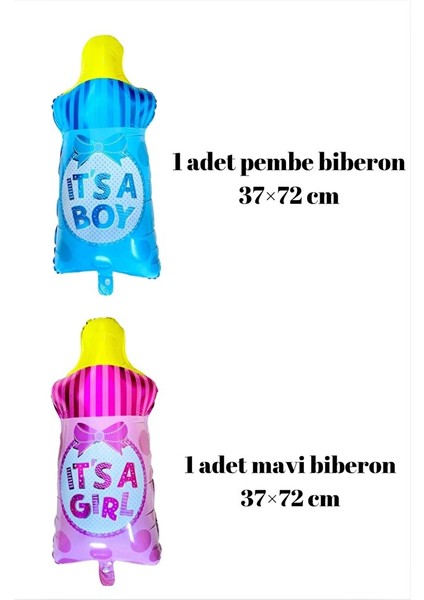 Cinsiyet Belirleme Partisi Kız Mı Erkek Mi - Baby Balon Kutusu - Lüks Set indirimleri