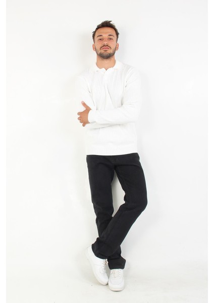 3002 Yakalı Kalın Çizgili Kazak fırsatları