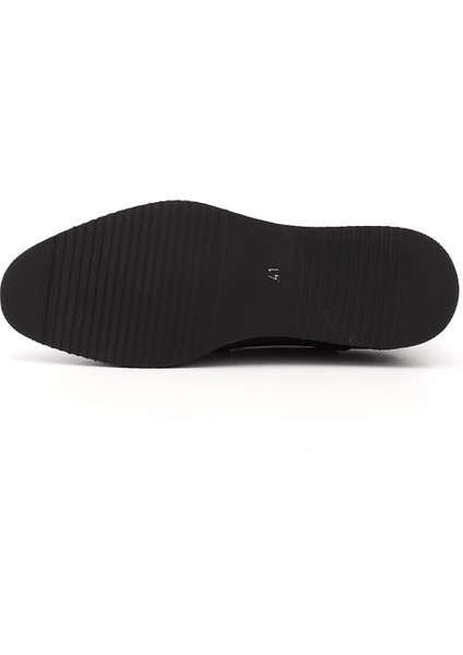 Erkek Kahve Antik Bağcıklı Hakiki Deri Klasik Ayakkabı