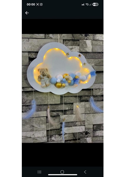 Bebek Kapı Süsü LED Işıklı