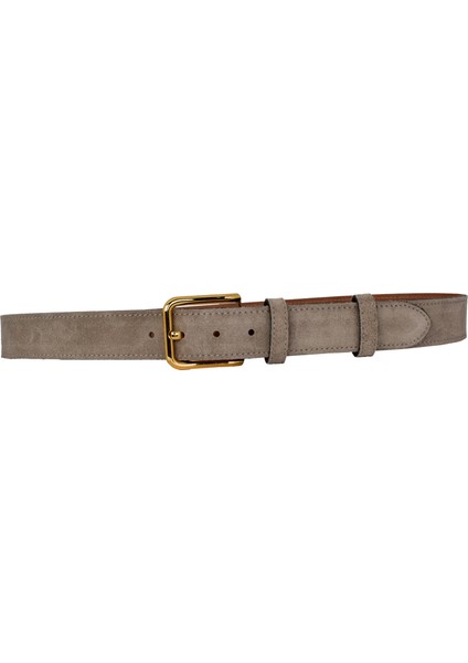 %100 Hakiki Deri, Gold Tokalı 4 cm Gri Süet Kadın Kemeri; Kot, Spor Kemer=süet.76.gri indirimleri