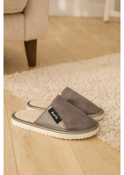 AR-060 Unisex Kadife Kumaş Içi Kürklü Kışlık Ev Terliği fiyatları