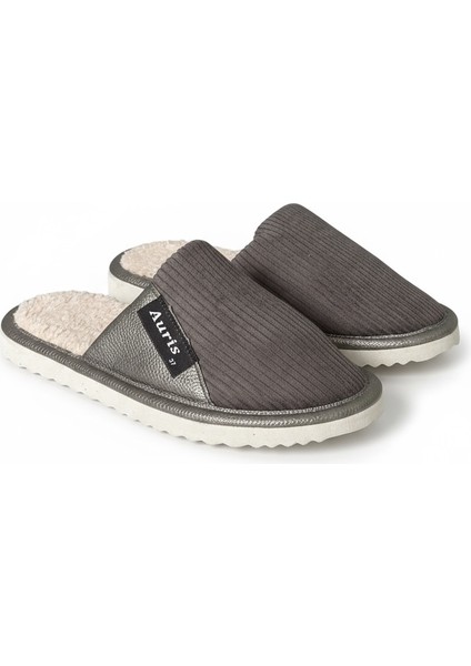 AR-060 Unisex Kadife Kumaş Içi Kürklü Kışlık Ev Terliği fırsatları