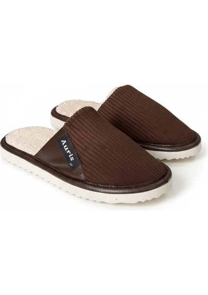 AR-060 Unisex Kadife Kumaş Içi Kürklü Kışlık Ev Terliği fırsatları