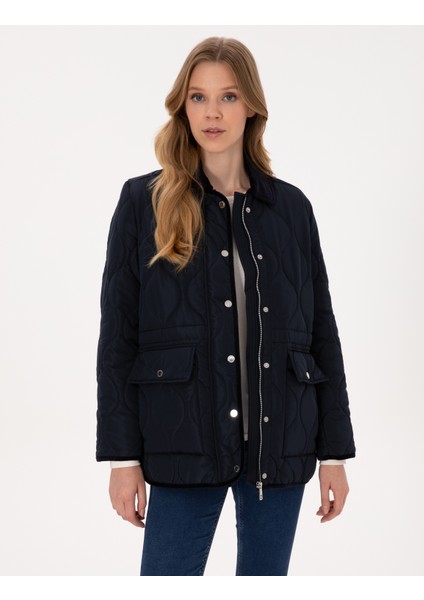 Kadın Lacivert Comfort Fit Mont 50314035-VR033