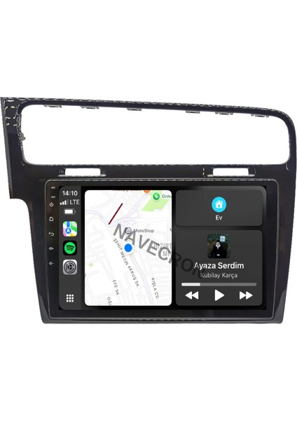 Volkswagen Golf 7 2012-10 10" Siyah Uyumlu Androıd Multimedya Gerçek 2/32 Kablosuz Carplay Geri Görüş Kameralı fiyatları