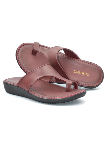 Kadın Bordo Anatomik Parmak Arası Günlük Terlik indirimleri