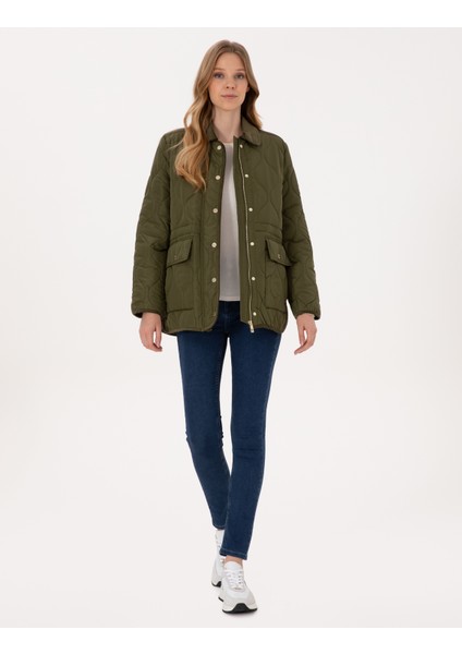 Kadın Haki Comfort Fit Mont 50314035-VR027 fırsatları