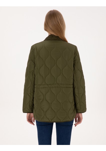 Kadın Haki Comfort Fit Mont 50314035-VR027 indirimleri