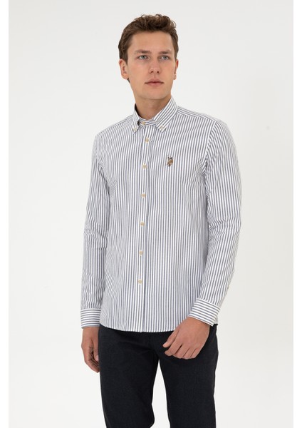 Erkek Vanilya Gömlek Desenli 50308509-VR110