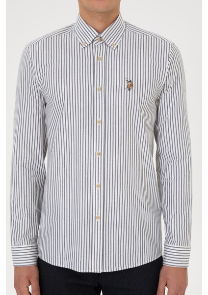 Erkek Vanilya Gömlek Desenli 50308509-VR110