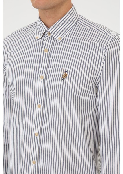 Erkek Vanilya Gömlek Desenli 50308509-VR110