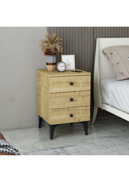 Tuana 3 Çekmeceli Komodin Şifonyer