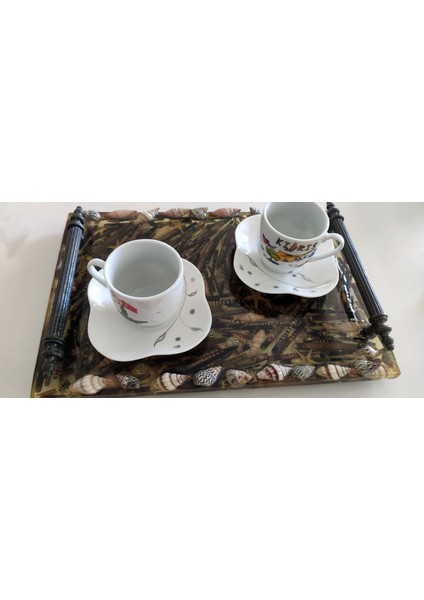 Deniz Manzaralı Tepsi - *** Çeşitli Ürünler Için Mağzamızı Ziyaret Edin *** indirimleri