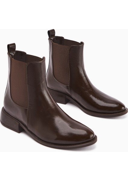 Juta Kahve Lastikli Çekme Kadın Bot fiyatları