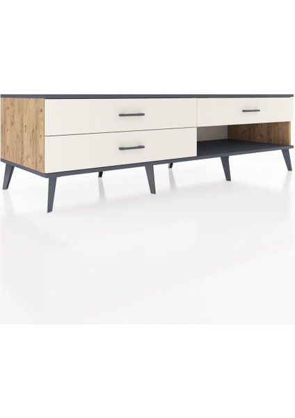 Kronos Tv Ünitesi 3 Çekmeceli 176X59X51 Çam-Antrasit/aytaşı fiyatları