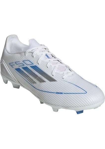 F50 League Erkek Beyaz Çim Saha Kramponu.-