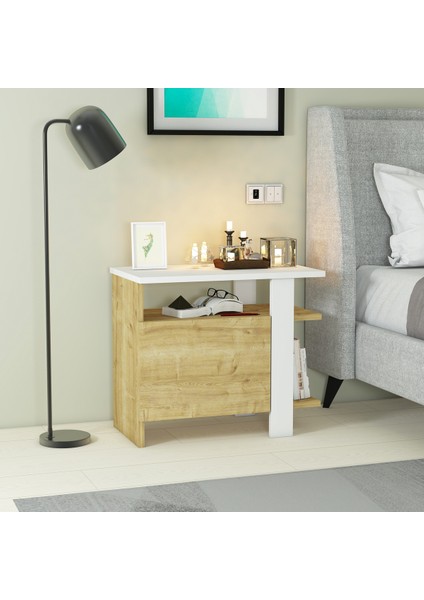 Darmian Dolaplı Raflı 2 Yönlü Komodin