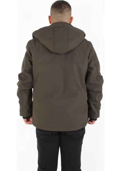 1030 Kapşonlu Softshell Mont