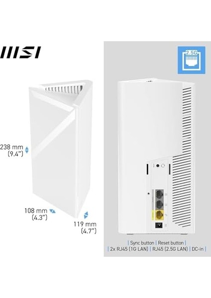 Msı Network Roamıı Be Lıte Mesh System- 2 Pack fiyatları