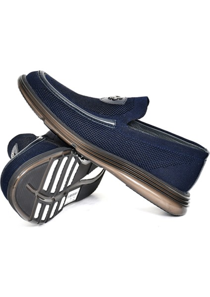 Triko Örme Lacivert Loafer Erkek Ayakkabı Eva/tpu Taban - 3011 modelleri