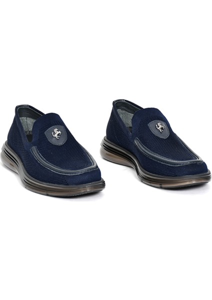 Triko Örme Lacivert Loafer Erkek Ayakkabı Eva/tpu Taban - 3011 indirimleri