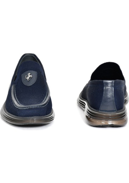 Triko Örme Lacivert Loafer Erkek Ayakkabı Eva/tpu Taban - 3011