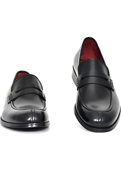 Hakiki Açma Deri Loafer Erkek Ayakkabı - Kösele Taban K1625 modelleri