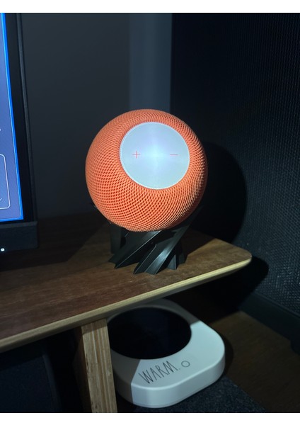 Apple Homepod Mini Sanatsal Spiral Stand Tutucu - Özel Tasarım Dekoratif Masaüstü Altlık fiyatları