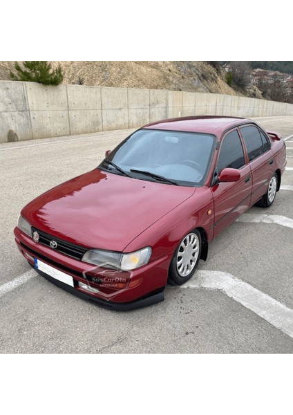 Toyota Corolla AE101 Efsane Kasa 1991-1998 Uyumlu Üniversal V2 Laguna Lip Esnek Ön Lip 2 Parça Tampon Altı Dil Karlık Ön Ek modelleri