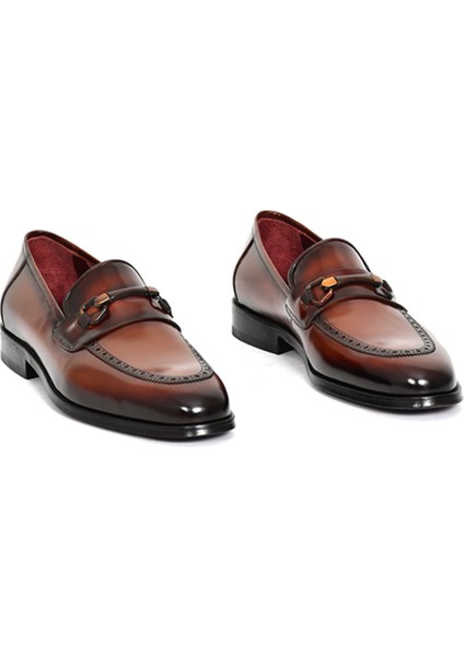 Hakiki Açma Deri Kösele Taban Loafer Erkek Ayakkabı - K1401 fiyatları