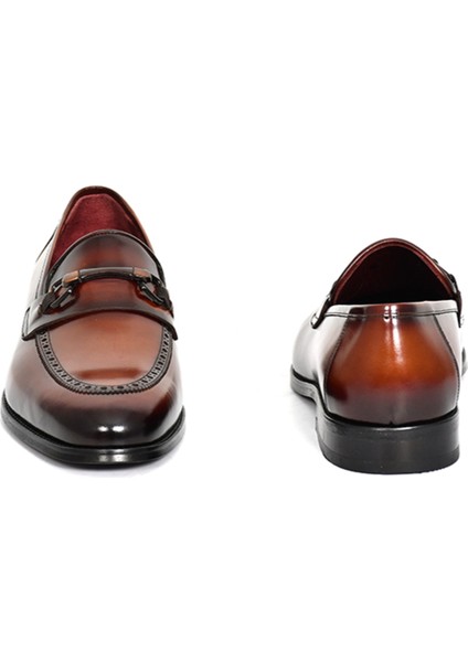 Hakiki Açma Deri Kösele Taban Loafer Erkek Ayakkabı - K1401 indirimleri