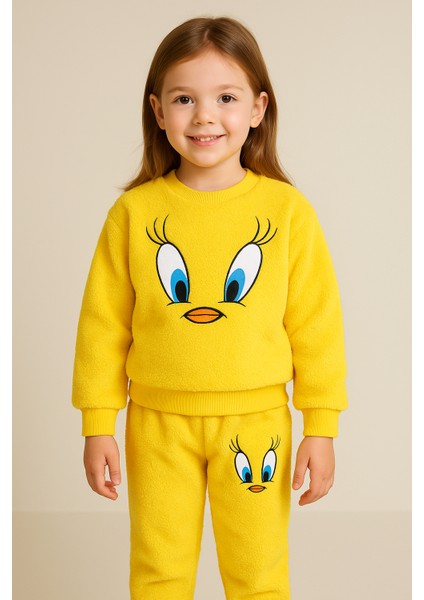 Tweety Peluş Sarı Kız Çocuk Yumoş 4-12 Yaş Kız Çocuk 2li Takım fiyatları