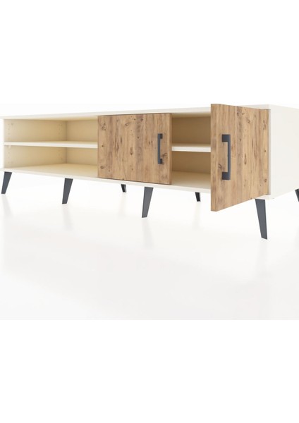 Kronos Tv Ünitesi 2 Raflı 2 Kapaklı 176X59X51 Aytaşı-Çam/aytaşı fırsatları