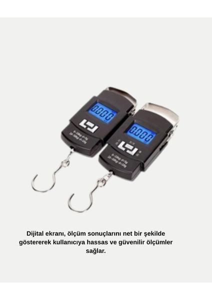 Dijital El Kantarı – 50 kg Taşıma Kapasiteli, Taşınabilir Hassas Tartı modelleri