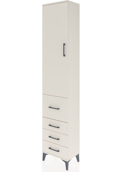 Arges Dolap 3 Raflı 4 Çekmeceli Tek Kapaklı 44X30X221 Aytaşı-Aytaşı modelleri