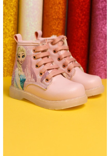 Ester Pudra Çizgi Karakter Baskılı Bağcıklı Işıklı Bebe Bot modelleri