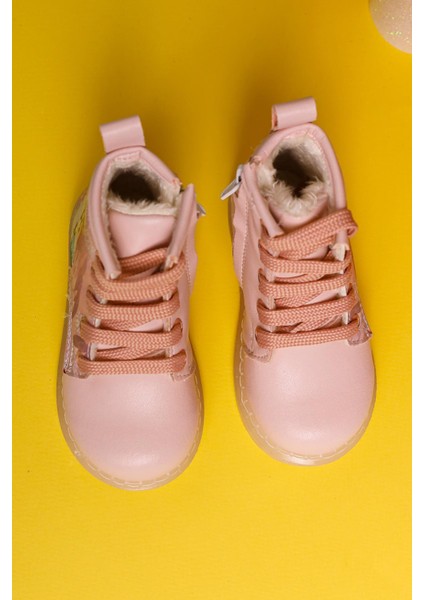 Ester Pudra Çizgi Karakter Baskılı Bağcıklı Işıklı Bebe Bot fırsatları