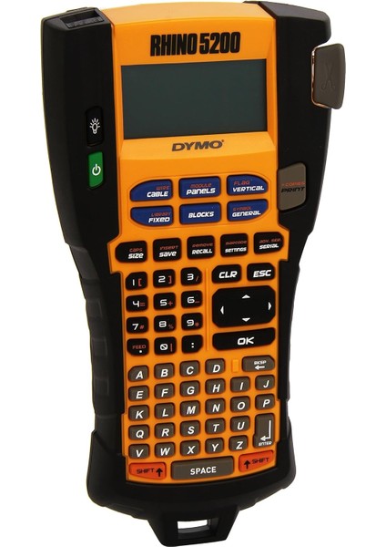 5200, Elde Taşınır Endüstriyel Etiketleme Makinesi (6/9/12/19 mm Rhino Şeritlerle Uyumlu Kullanım) - S0841480
