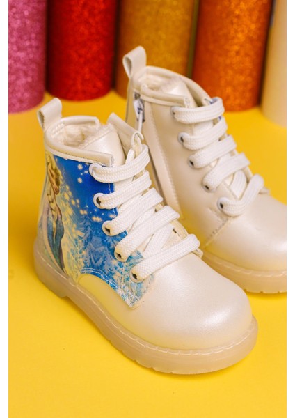 Evan Sedef Çizgi Karakter Baskılı Bağcıklı Işıklı Bebe Bot modelleri