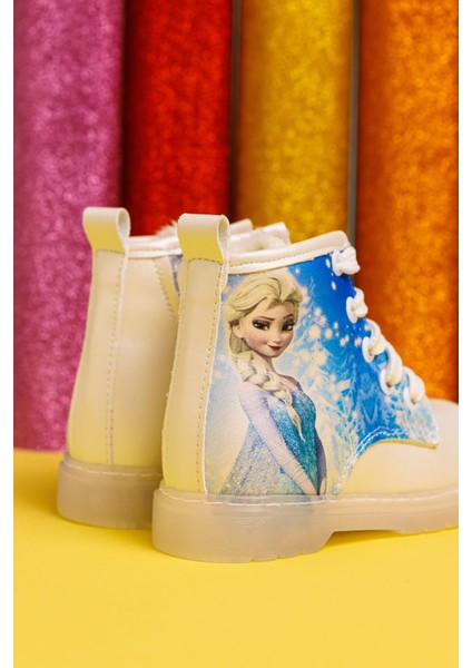 Evan Sedef Çizgi Karakter Baskılı Bağcıklı Işıklı Bebe Bot indirimleri