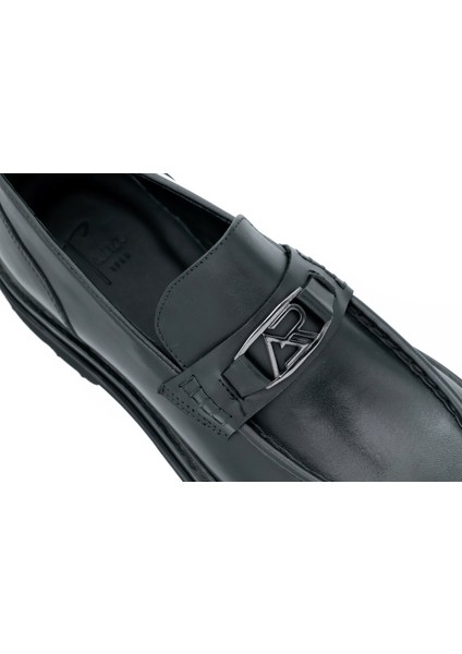 Hakiki Deri Loafer Erkek Ayakkabı Toka Detaylı Eva Taban - E4289 fiyatları