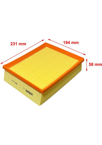 Renault Laguna Iı 1.9 Dci, 2.0, 2.0 Dci, 2.2 Dci, 2.9, 3.0 V6 2001-2007 Hava Filtresi fiyatları