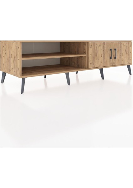 Kronos Tv Ünitesi 2 Raflı 2 Kapaklı 176X59X51 Çam-Çam/çam fiyatları