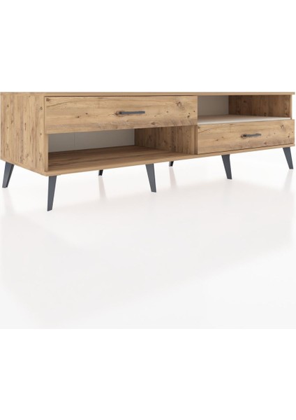 Kronos Tv Ünitesi Tek Raflı 2 Çekmeceli 176X59X51 Çam-Aytaşı/çam fiyatları